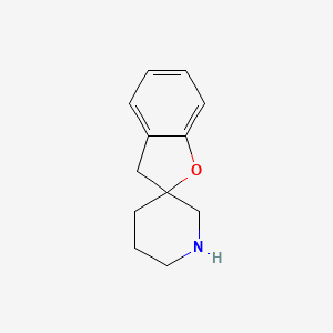 molecular formula C12H15NO B8813184 2,3-Dihydrospiro(benzofuran-2,3'-piperidine) CAS No. 89466-84-2
