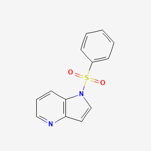 molecular formula C13H10N2O2S B8813234 1-(Phenylsulfonyl)-4-azaindole 