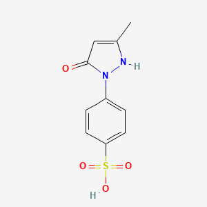 B8813237 4-(3-methyl-5-oxo-2,5-dihydro-1H-pyrazol-1-yl)benzenesulfonic acid CAS No. 26878-11-5