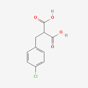 molecular formula C10H9ClO4 B8813284 2-(4-Chlorobenzyl)malonic acid 