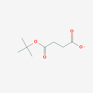molecular formula C8H13O4- B8813389 mono-tert-Butyl succinate 