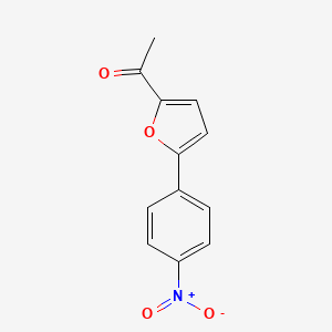 molecular formula C12H9NO4 B8813409 1-[5-(4-Nitro-phenyl)-furan-2-yl]-ethanone CAS No. 28123-71-9