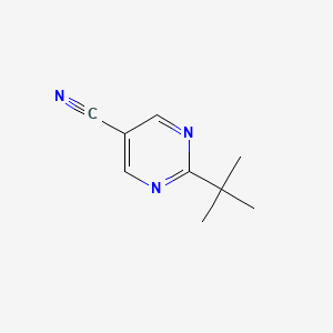 2-(Tert-butyl)pyrimidine-5-carbonitrile