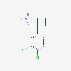 (1-(3,4-Dichlorophenyl)cyclobutyl)methanamine