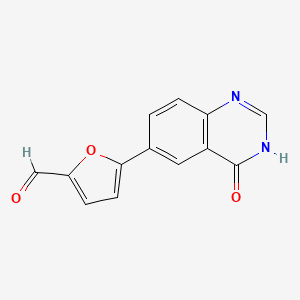 5-(4-Hydroxy-6-quinazolinyl)furan-2-carbaldehyde