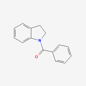 molecular formula C15H13NO B8813533 indolin-1-yl(phenyl)methanone 