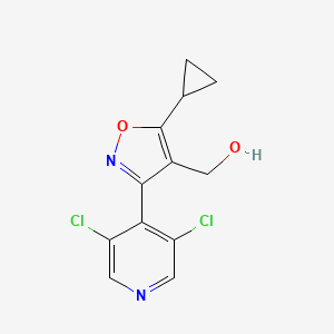 5-Cyclopropyl-3-(3,5-dichloro-4-pyridyl)isoxazole-4-methanol