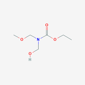 molecular formula C6H13NO4 B088136 Ethyl (hydroxymethyl)(methoxymethyl)carbamate CAS No. 13057-81-3