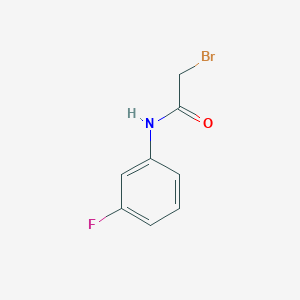 molecular formula C8H7BrFNO B8813634 2-bromo-N-(3-fluorophenyl)acetamide CAS No. 73392-04-8