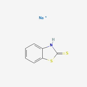 molecular formula C7H5NNaS2 B8813654 2-Benzothiazolethiol, sodium deriv. 