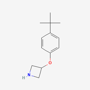 molecular formula C13H19NO B8813688 3-(4-Tert-butylphenoxy)azetidine 