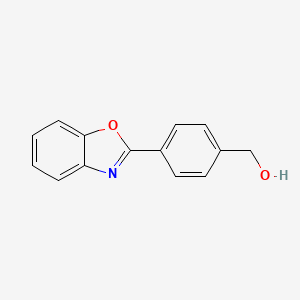 molecular formula C14H11NO2 B8813723 4-(Benzoxazol-2-yl)benzyl alcohol CAS No. 421553-38-0
