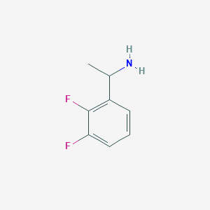 molecular formula C8H9F2N B8813730 1-(2,3-Difluorophenyl)ethan-1-amine CAS No. 870849-27-7