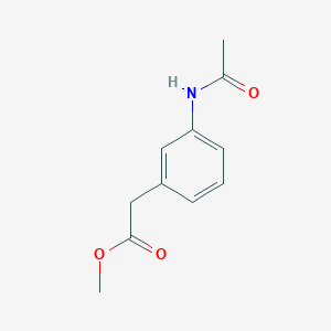 molecular formula C11H13NO3 B8813732 Methyl 2-(3-Acetamidophenyl)acetate 