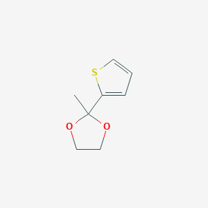 molecular formula C8H10O2S B8813768 2-Acetylthiophene ethylene acetal 