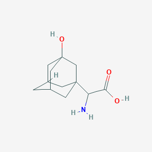 molecular formula C12H19NO3 B8813775 2-Amino-2-(3-hydroxyadamantan-1-yl)acetic acid CAS No. 709031-30-1