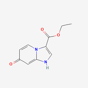 molecular formula C10H10N2O3 B8813788 Ethyl 7-hydroxyimidazo[1,2-a]pyridine-3-carboxylate 