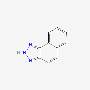 molecular formula C10H7N3 B8813825 1H-Naphtho(1,2-d)triazole CAS No. 233-59-0