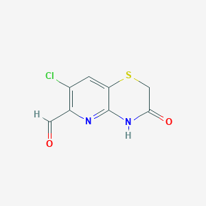 7-Chloro-3-oxo-3,4-dihydro-2H-pyrido[3,2-b][1,4]thiazine-6-carbaldehyde