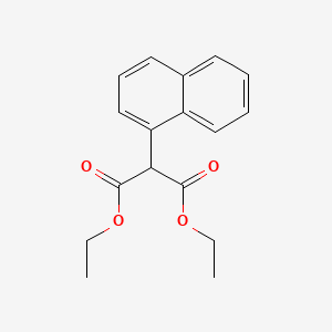 molecular formula C17H18O4 B8813869 Diethyl 2-(1-naphthyl)malonate CAS No. 6341-60-2