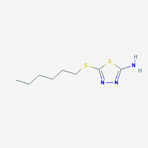 5-(Hexylthio)-1,3,4-thiadiazol-2-amine