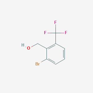 molecular formula C8H6BrF3O B8813894 2-Bromo-6-(trifluoromethyl)benzyl alcohol 
