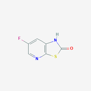 molecular formula C6H3FN2OS B8813943 6-Fluorothiazolo[5,4-b]pyridin-2(1H)-one CAS No. 1003945-43-4