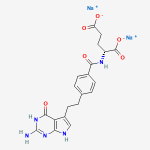 molecular formula C20H19N5Na2O6 B8813957 D-Pemetrexed disodium 