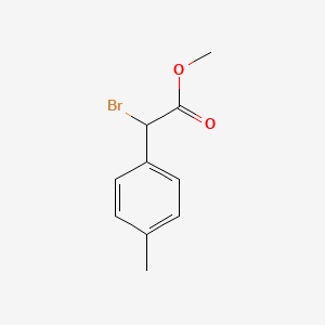 molecular formula C10H11BrO2 B8813961 Bromo-p-tolyl-acetic acid methyl ester 