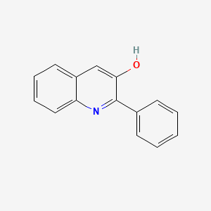 molecular formula C15H11NO B8814069 2-Phenylquinolin-3-ol CAS No. 5855-50-5