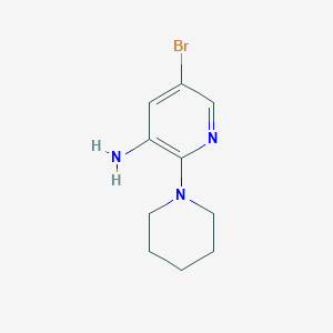 5-Bromo-2-(piperidin-1-yl)pyridin-3-amine