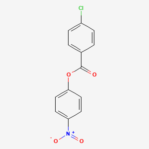 molecular formula C13H8ClNO4 B8814182 4-nitrophenyl 4-chlorobenzoate CAS No. 6264-29-5