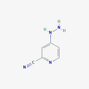 4-Hydrazinylpyridine-2-carbonitrile