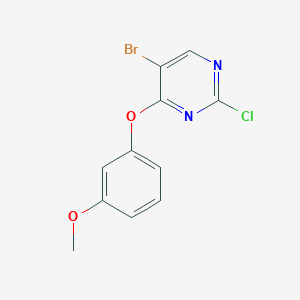 5-Bromo-2-chloro-4-(3-methoxyphenoxy)pyrimidine