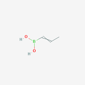 molecular formula C3H7BO2 B8814265 cis-1-Propene-1-boronic acid 