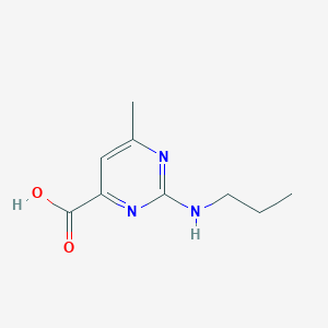 6-Methyl-2-(propylamino)pyrimidine-4-carboxylic acid