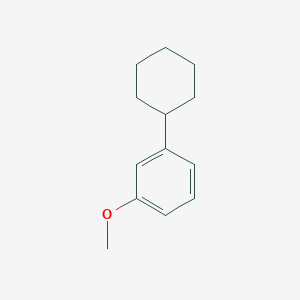 molecular formula C13H18O B8814307 1-Cyclohexyl-3-methoxybenzene CAS No. 41876-58-8