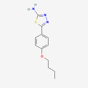 5-(4-Butoxyphenyl)-1,3,4-thiadiazol-2-amine