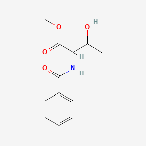 molecular formula C12H15NO4 B8814338 methyl (2R,3S)-2-benzamido-3-hydroxybutanoate 