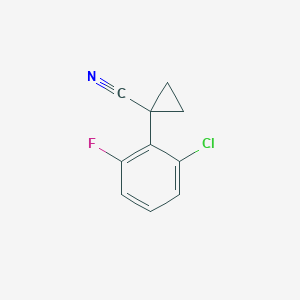 1-(2-Chloro-6-fluorophenyl)cyclopropanecarbonitrile