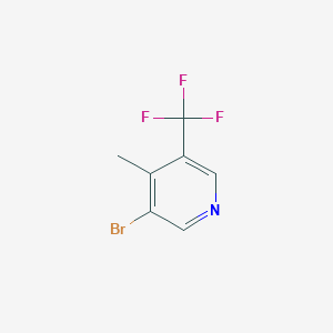 molecular formula C7H5BrF3N B8814352 3-Bromo-4-methyl-5-(trifluoromethyl)pyridine 