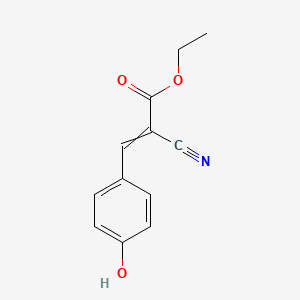 Ethyl 2-cyano-3-(4-hydroxyphenyl)prop-2-enoate