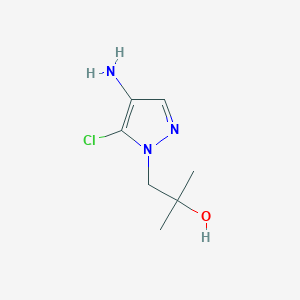 1-(4-Amino-5-chloro-1H-pyrazol-1-yl)-2-methylpropan-2-ol