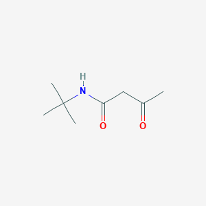 molecular formula C8H15NO2 B8814390 N-tert-butyl-3-oxobutanamide CAS No. 42222-06-0