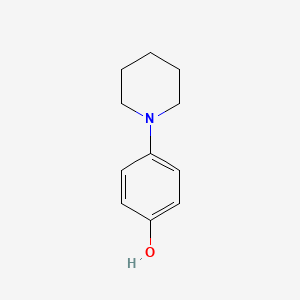 molecular formula C11H15NO B8814399 p-Piperidinophenol CAS No. 24302-35-0