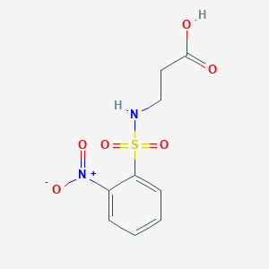 3-(2-Nitro-benzenesulfonylamino)-propionic acid