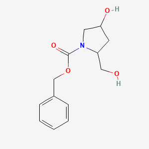Trans-N-benzyloxycarbonyl-4-hydroxy-2-hydroxymethylpyrrolidine