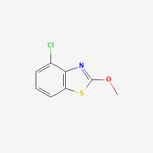 molecular formula C8H6ClNOS B8814497 4-Chloro-2-methoxybenzo[d]thiazole CAS No. 73443-77-3