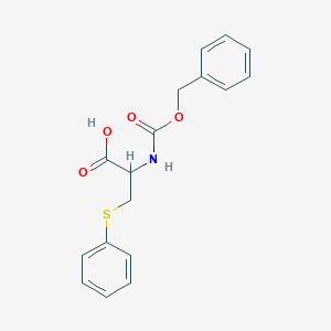molecular formula C17H17NO4S B8814528 (2R)-2-(phenylmethoxycarbonylamino)-3-phenylsulfanylpropanoic acid 