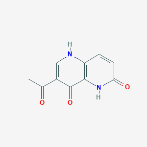 1-(4,6-Dihydroxy-1,5-naphthyridin-3-yl)ethanone